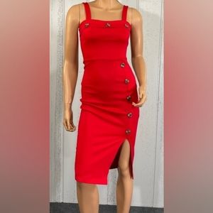 Stella Luce Red Bodycon Dress